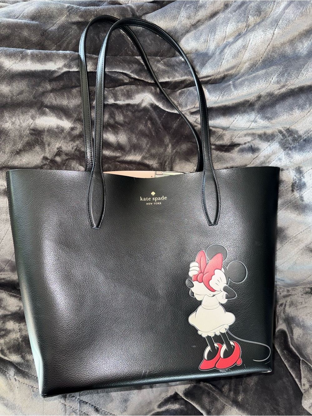 Kate Spade Black Minnie Mouse Tote